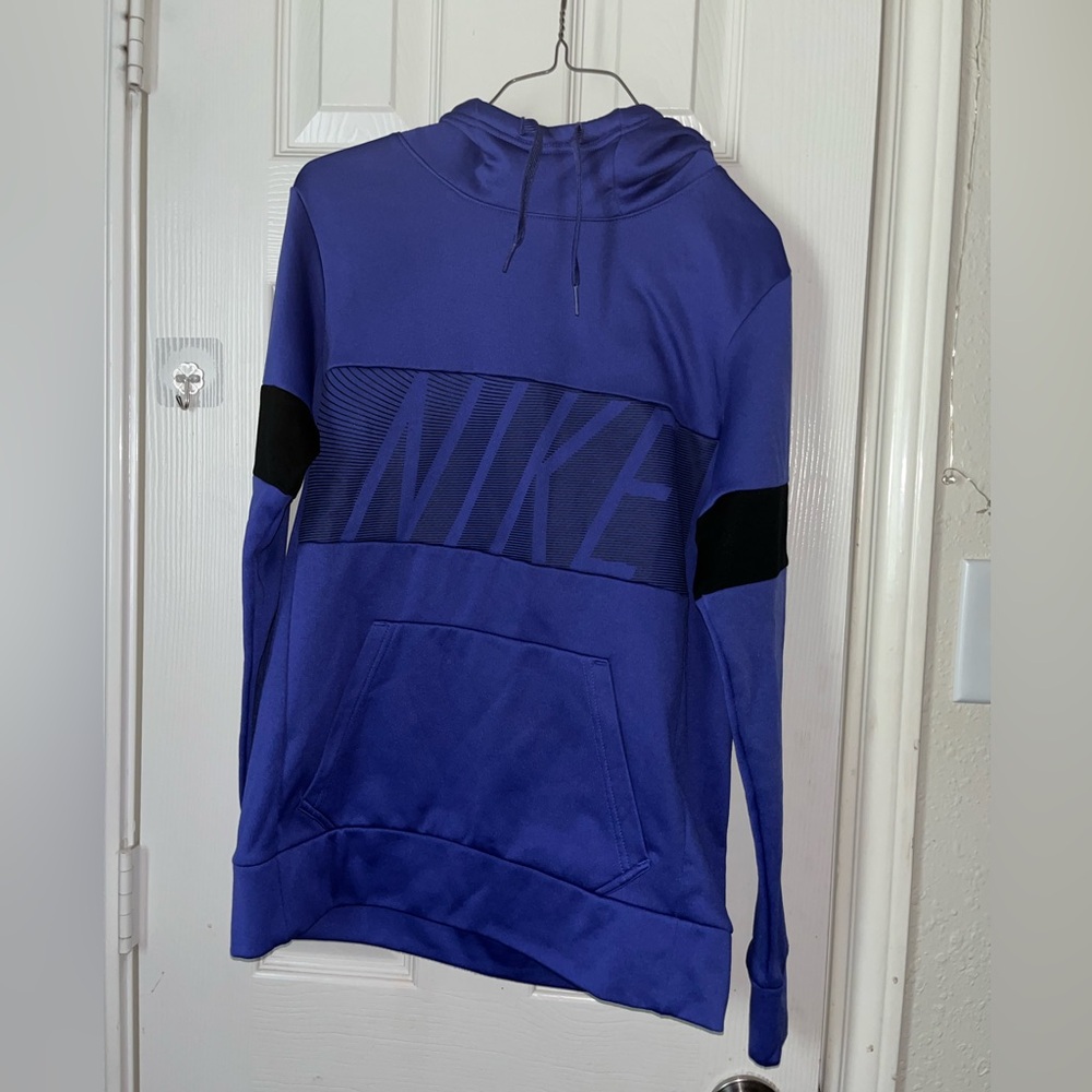 Nike womens violet and Black dri fit pullover Hoodie